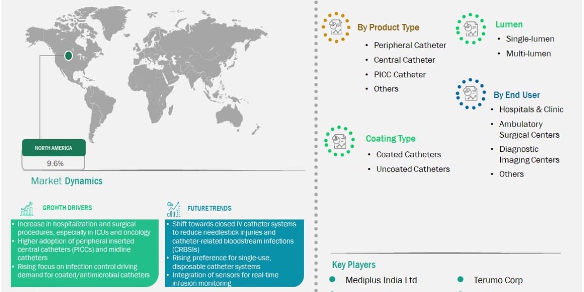 Advancements in Vascular Access Devices Drive North America Intravenous Catheters Market Growth