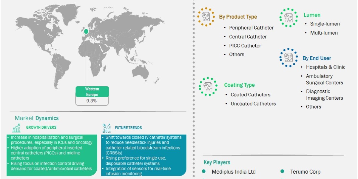 Advancements in Vascular Access Technologies Drive Western Europe Intravenous Catheters Market Growth